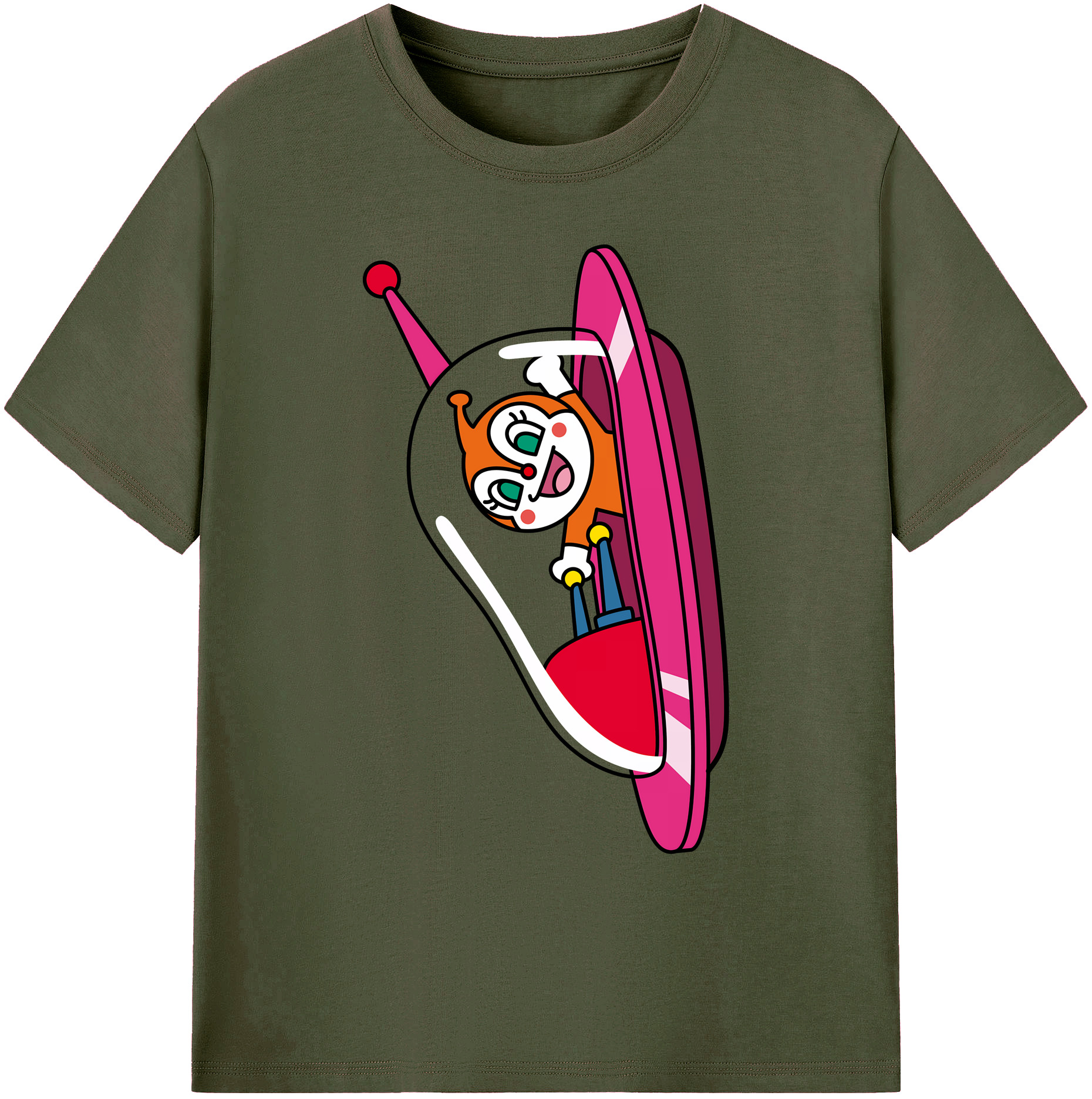 （画像用） アンパンマン Anpanman 綿100％ メンズ半袖Tシャツ｜肌触りやわらか＆通気性